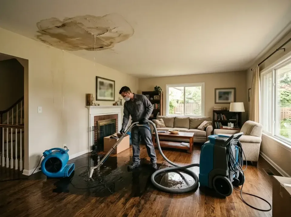 attic-pipe-burst-ceiling-drip-008 — frequently asked questions, Water Damage Restoration & Carpet Care in New Eagle, PA